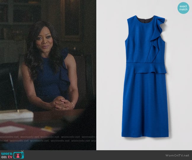 Judith & Charles Palm Dress worn by Mayor Sierra McCoy (Robin Givens) on Riverdale