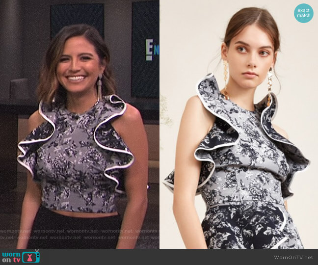 Dream Catcher Top by Keepsake worn by Erin Lim on E! News