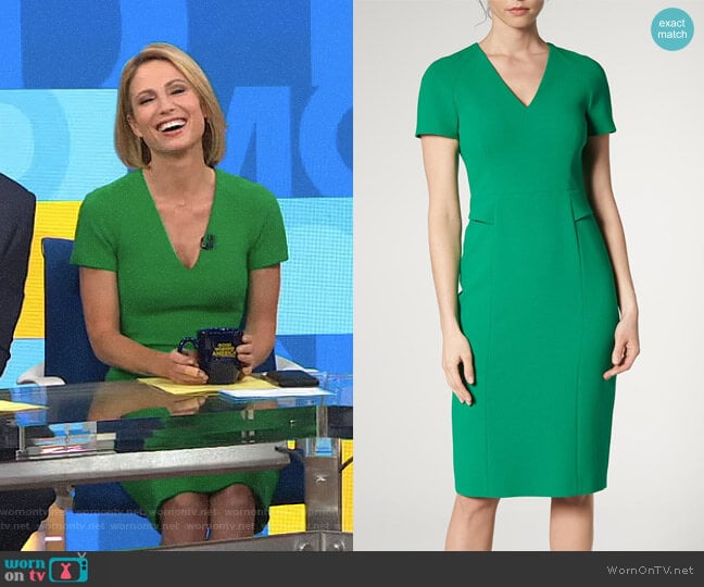 'Bessa' Dress by LK Bennett worn by Amy Robach on Good Morning America