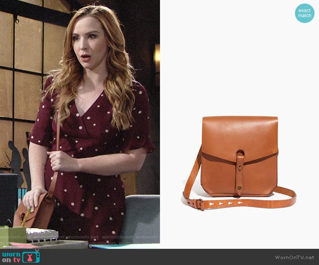 Madewell The Brisbane Crossbody Bag worn by Mariah Copeland (Camryn Grimes) on The Young and the Restless