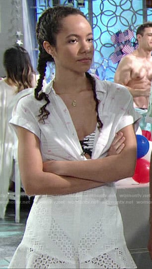 Mattie’s Memorial Day outfit on The Young and the Restless