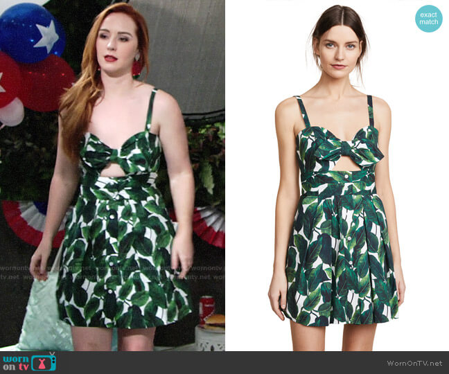 Milly Jordan Dress worn by Mariah Copeland (Camryn Grimes) on The Young and the Restless