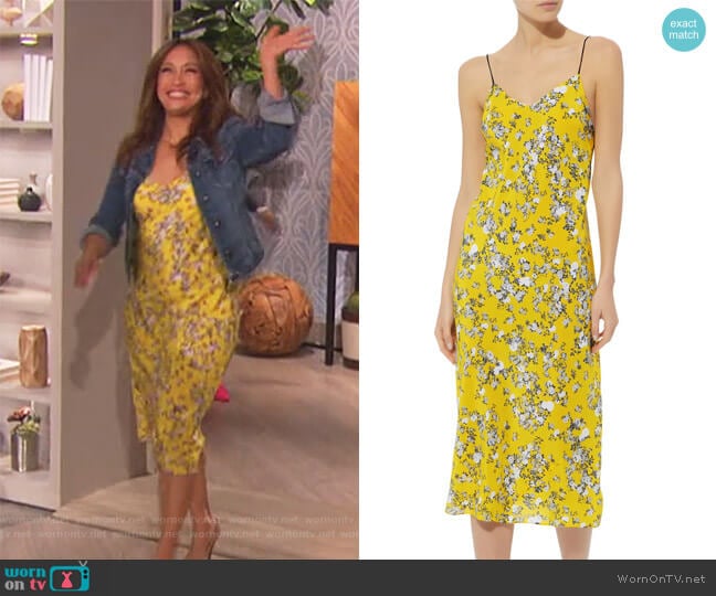 Astrid Garden Slip Dress by Rag & Bone worn by Carrie Inaba on The Talk