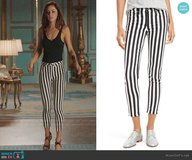 Rag & Bone/JEAN Capri Skinny Jeans worn by Princess Eleanor (Alexandra Park) on The Royals