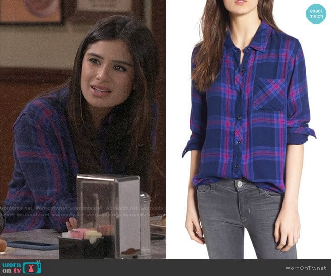 Rails Taitum Shirt worn by Sofia (Diane Guerrero) on Superior Donuts