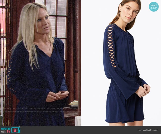 Ramy Brook Briana Dress worn by Sharon Newman (Sharon Case) on The Young and the Restless