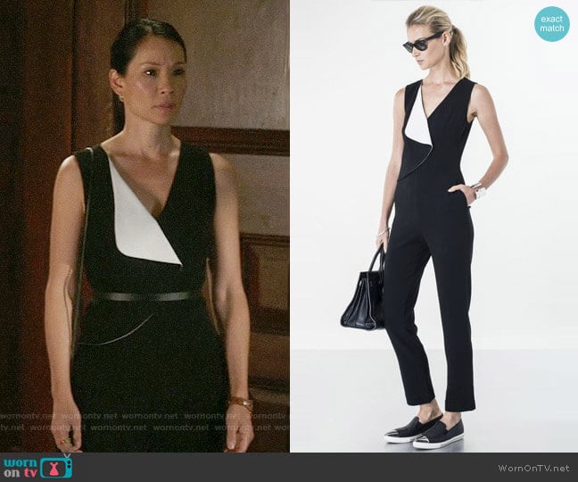 Sachin + Babi Kalpana Jumpsuit worn by Joan Watson (Lucy Liu) on Elementary