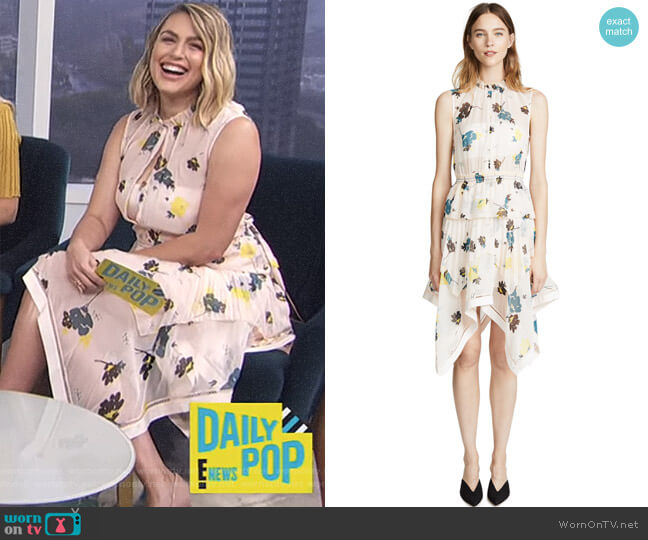 Floral Dress by Self Portrait worn by Carissa Loethen Culiner on E! News