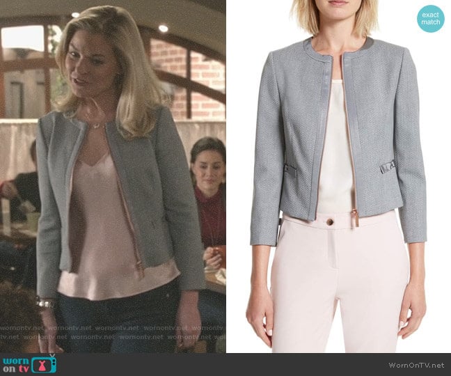 'Nadae' Jacket by Ted Baker worn by Stephanie Borden (Kylee Evans) on Good Witch