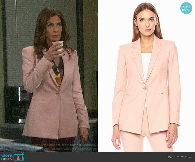 WornOnTV: Hope’s floral blouse and pink blazer on Days of our Lives ...