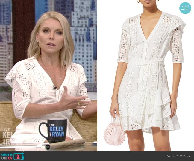 'Sima' Dress by Veronica Beard worn by Kelly Ripa on Live with Kelly and Mark