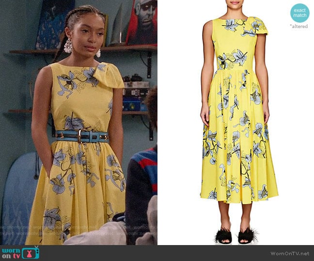 Vivetta Kajam Dress worn by Zoey Johnson (Yara Shahidi) on Black-ish