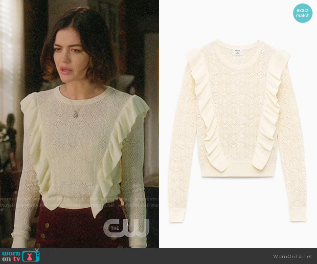 Wilfred Bernelle Sweater worn by Stella Abbott (Lucy Hale) on Life Sentence