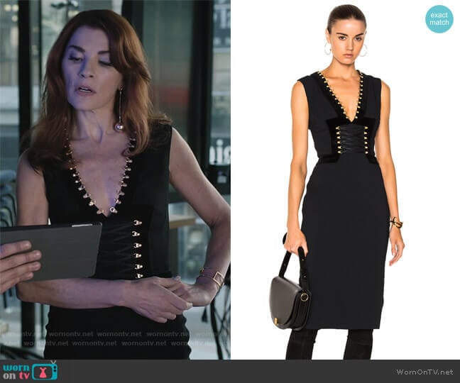 Adriana Dress by Altuzarra  worn by Kitty Montgomery (Julianna Margulies) on Dietland