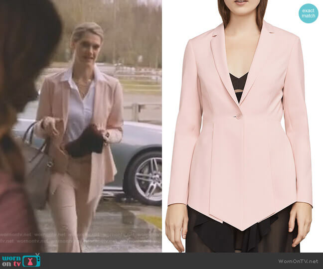 'Sami' Blazer by BCBGMaxazria worn by Sydney (Heather Doerksen) on Take Two