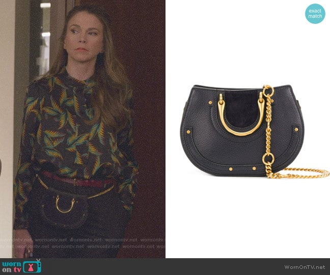 Nile Small Bracelet Bag by Chloe worn by Liza Miller (Sutton Foster) on Younger