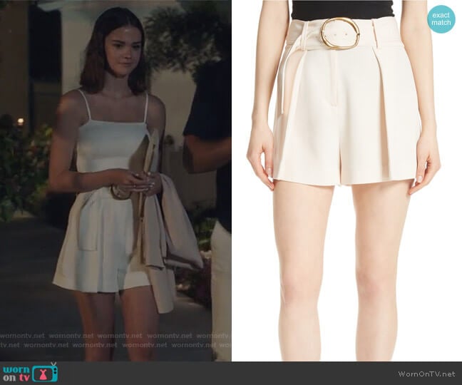 Belted Shorts by Derek Lam 10 Crosby worn by Callie Jacob (Maia Mitchell) on The Fosters