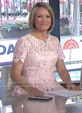 Dylan’s pink lace dress on Today