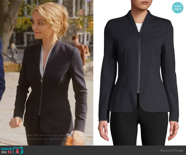 Casual Blazer by Escada worn by Lizzie Needham (Bojana Novakovic) on Instinct