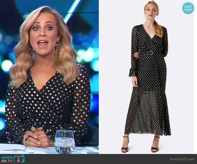 Gwendolyn Starlight Maxi Dress by Forever New worn by Carrie Bickmore on The Project