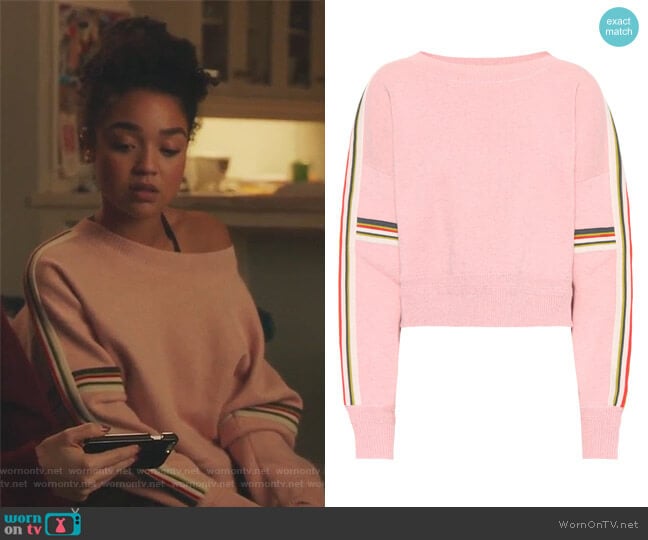 WornOnTV: Kat’s pink stripe sleeve sweater on The Bold Type | Aisha Dee ...