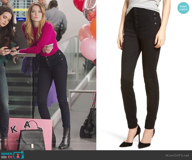 Natasha Photoready High Waist Skinny Jeans by J Brand worn by Sutton (Meghann Fahy) on The Bold Type