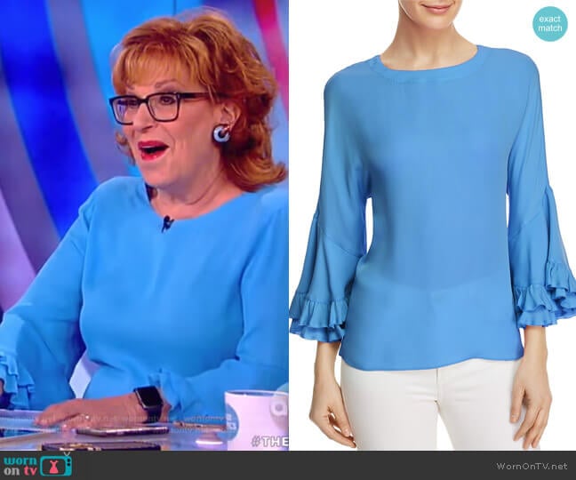 Luanne Silk Blouse by Kobi Halperin worn by Joy Behar on The View