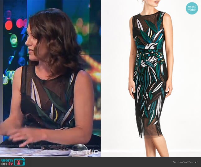 Lucerne Shift Dress by Moss & Spy  worn by Gorgi Coghlan on The Project