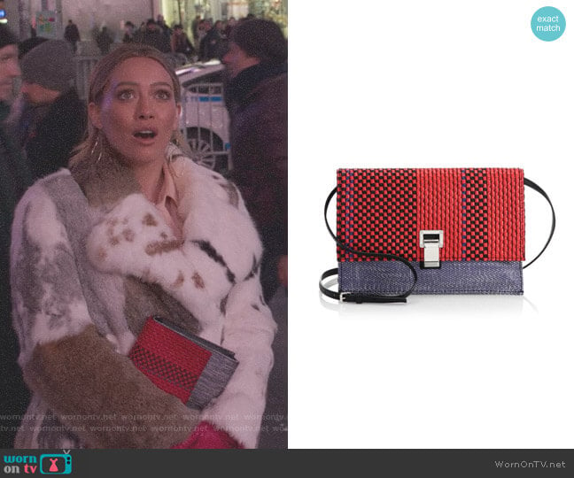 Small Textured Leather Lunch Bag by Proenza Schouler worn by Kelsey Peters (Hilary Duff) on Younger