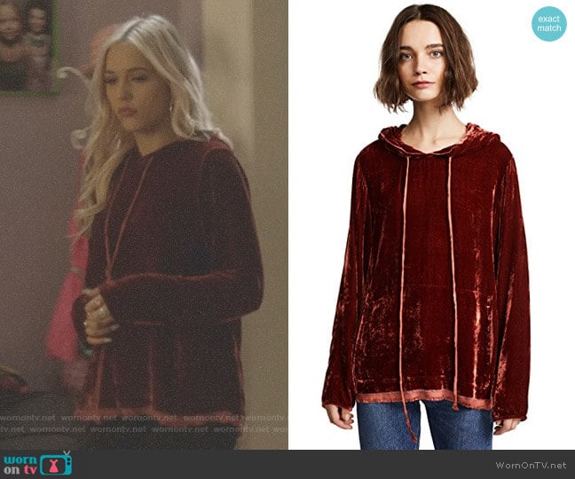 Long Sleeve Hoodie by Raquel Allegra worn by Maddie Jaymes (Lennon Stella) on Nashville