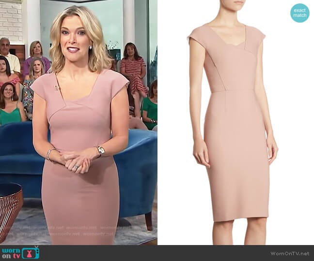 Hirta Asymmetric Dress by Roland Mouret worn by Megyn Kelly on Today