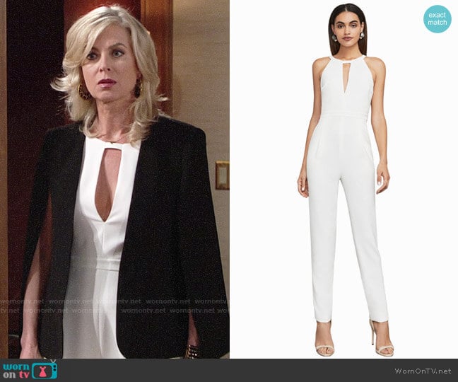 Bcbgmaxazria Hailee Jumpsuit worn by Ashley Abbott (Eileen Davidson) on The Young and the Restless