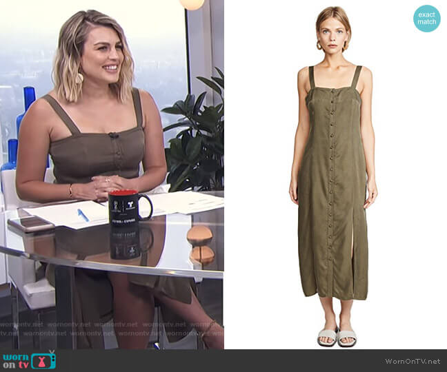 Alexa Dress by Cinq a Sept worn by Carissa Loethen Culiner  on E! News