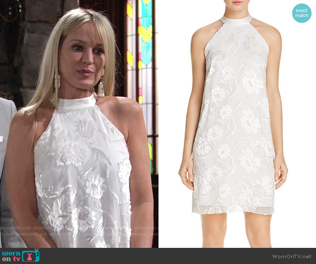 Elie Tahari Anika Dress worn by Sharon Newman (Sharon Case) on The Young and the Restless