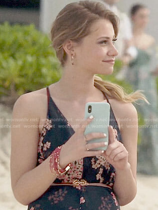 Emma's floral maxi dress on The Fosters