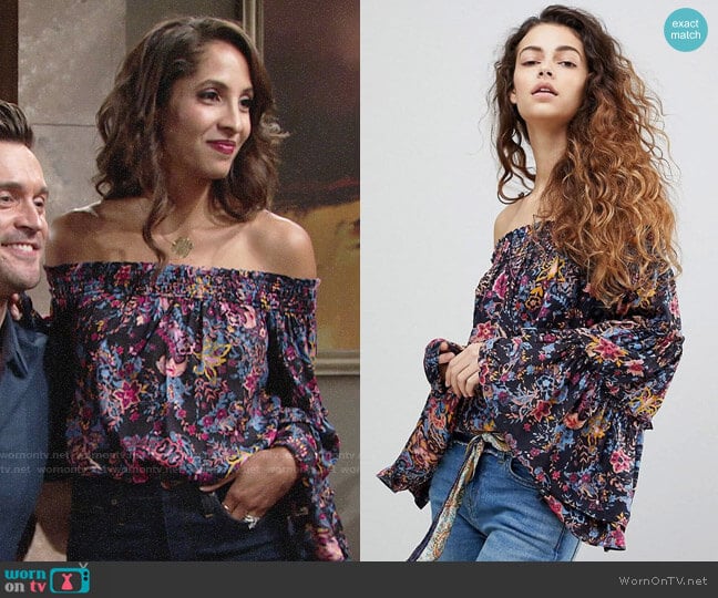 Free People Free Spirit Top worn by Lily Winters (Christel Khalil) on The Young and the Restless