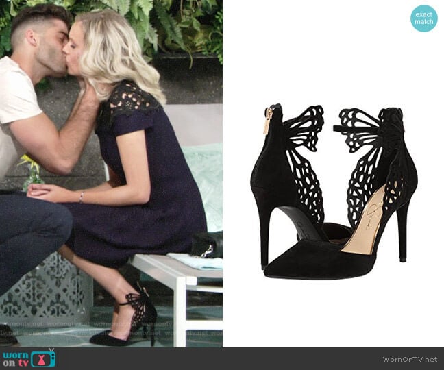 Jessica Simpson Leasia Pumps worn by Abby Newman (Melissa Ordway) on The Young and the Restless