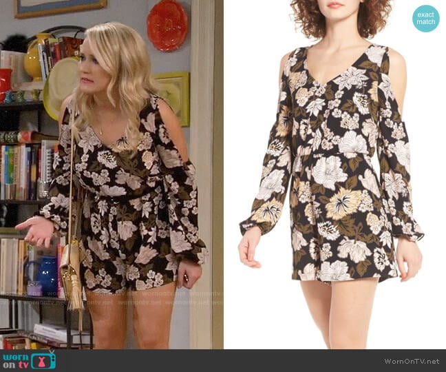 Leith Floral Print Romper worn by Gabi Diamond (Emily Osment) on Young and Hungry