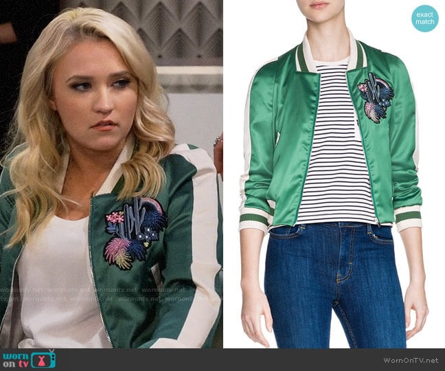 Maje Bacary Jacket worn by Gabi Diamond (Emily Osment) on Young and Hungry