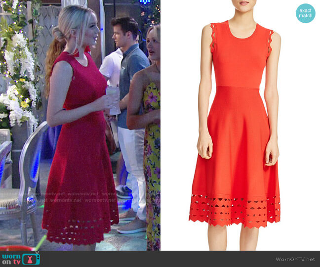 Maje Rumba Dress worn by Abby Newman (Melissa Ordway) on The Young & the Restless