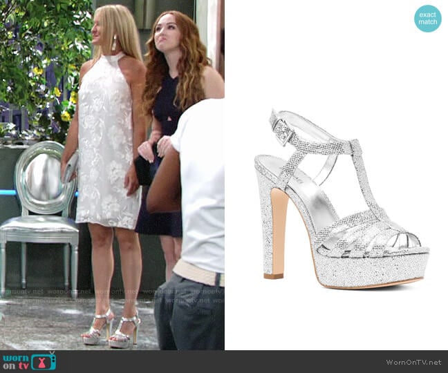 MICHAEL Michael Kors Catalina Sandals worn by Sharon Newman (Sharon Case) on The Young and the Restless