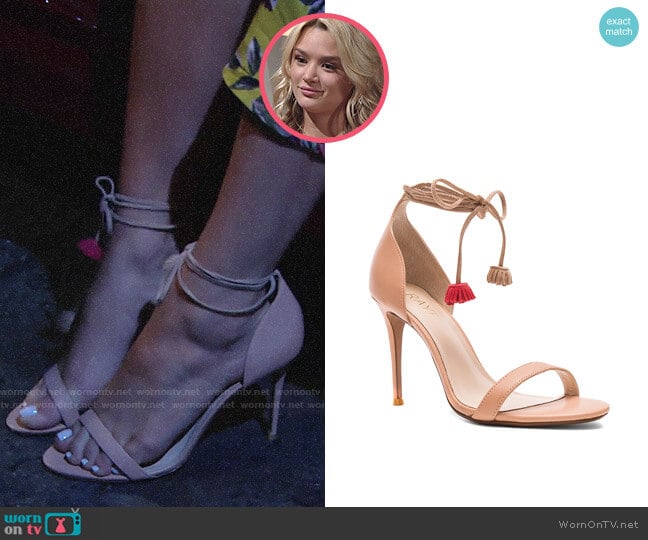 Raye Betsey Sandals worn by Summer Newman (Hunter King) on The Young and the Restless