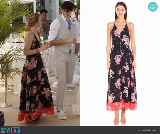 Rebecca Taylor Phlox Maxi Dress worn by Emma on The Fosters