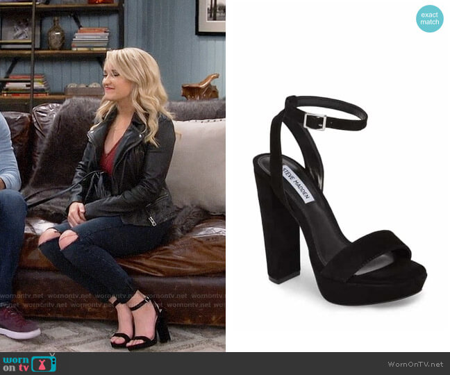 Steve Madden Insomnia Sandals worn by Gabi Diamond (Emily Osment) on Young and Hungry