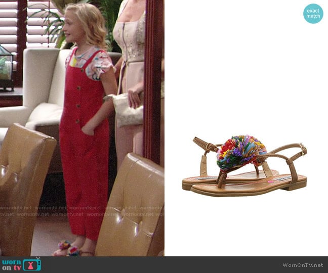 Steve Madden Jcherry Flats worn by Faith Newman (Alyvia Alyn Lind) on The Young and the Restless