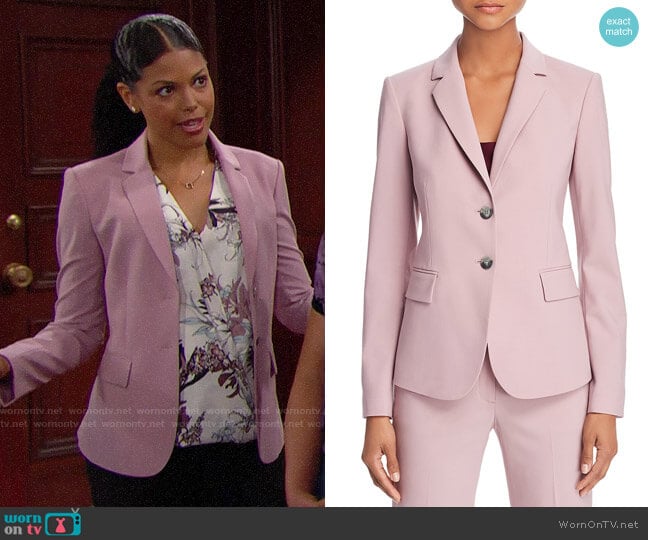 WornOnTV: Maya’s pink blazer on The Bold and the Beautiful | Karla ...