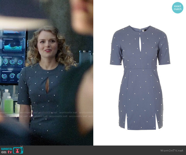 Topshop Pearl A-Line Dress worn by Eve Teschmacher (Andrea Brooks) on Supergirl