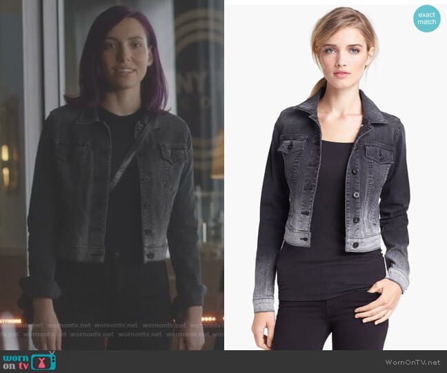 'Parker' Ombré Denim Jacket by Vince worn by Alannah (Rainee Blake) on Nashville