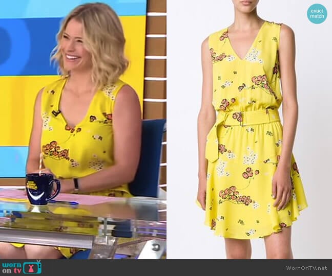 Hadley Dress by ALC worn by Sara Haines on Good Morning America