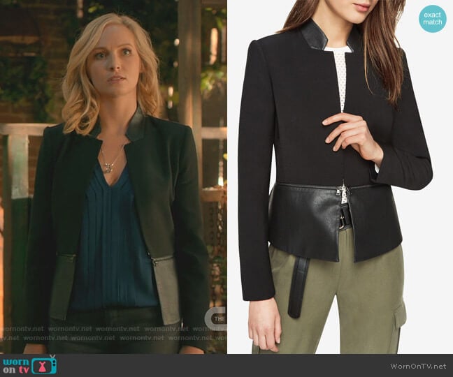 Barrett Jacket by Bcbgmaxazria worn by Candice King on The Originals